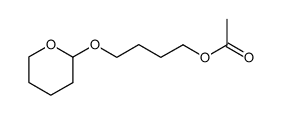 acetic acid 4-(tetrahydro-pyran-2-yloxy)-butyl ester结构式