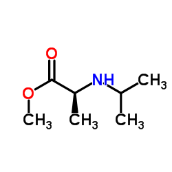 L-Alanine, N-(1-methylethyl)-, methyl ester (9CI) structure