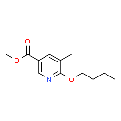 Methyl 6-butoxy-5-methylpyridine-3-carboxylate picture