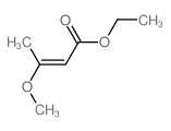 2-Butenoic acid,3-methoxy-, ethyl ester, (2E)-结构式