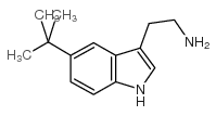 2-(5-tert-butyl-1H-indol-3-yl)ethanamine结构式