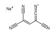 sodium,prop-1-ene-1,1,3,3-tetracarbonitrile Structure