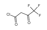 4,4,4-trifluoroacetoacetyl chloride Structure
