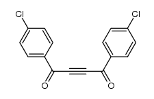 4,4'-dichlorodibenzoylacetylene结构式