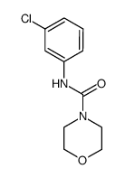 morpholine-4-carboxylic acid 3-chloro-anilide结构式