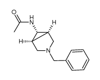 (1α,5α,6α)-6-Acetamido-3-benzyl-3-azabicyclo[3.1.0]hexane Structure