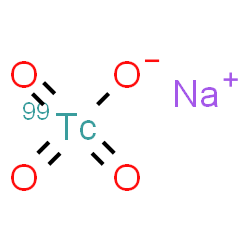 Sodium Pertechnetate Tc 99m结构式