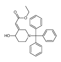 rac-(2E)-3-[(乙氧羰基)亚甲基]-1-三苯甲基-4-哌啶醇图片