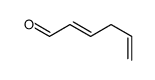 hexa-2,5-dienal结构式