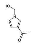 Ketone, 1-(hydroxymethyl)pyrrol-3-yl methyl (8CI) Structure