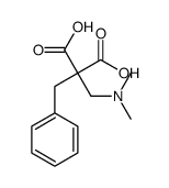 2-benzyl-2-[(dimethylamino)methyl]propanedioic acid结构式