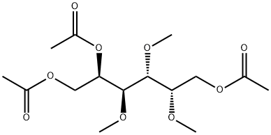 1-O,5-O,6-O-Triacetyl-2-O,3-O,4-O-trimethyl-D-galactitol structure