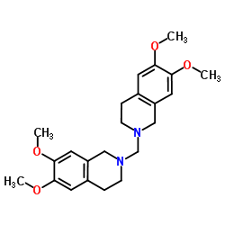 2,2'-Methylenebis(6,7-dimethoxy-1,2,3,4-tetrahydroisoquinoline) Structure