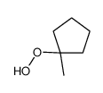 1-hydroperoxy-1-methylcyclopentane结构式