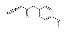 1-diazo-3-(4-methoxyphenyl)propan-2-one Structure
