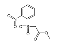 methyl 2-(2-nitrophenyl)sulfonylacetate Structure