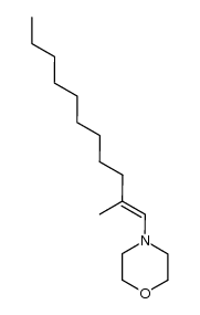 4-(2-methyl-undec-1-enyl)-morpholine结构式