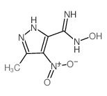 1H-Pyrazole-5-carboximidamide,N-hydroxy-3-methyl-4-nitro- Structure