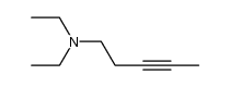 1-Diaethylamino-pent-3-in Structure