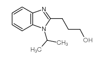 3-(1-propan-2-ylbenzimidazol-2-yl)propan-1-ol结构式