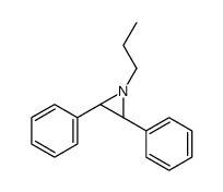 顺-2,3-联苯基-1-丙基氮丙啶结构式