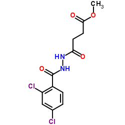 Methyl 4-[2-(2,4-dichlorobenzoyl)hydrazino]-4-oxobutanoate Structure