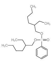 Phosphonic acid,P-phenyl-, bis(2-ethylhexyl) ester structure