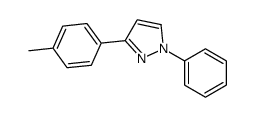 3-(4-methylphenyl)-1-phenylpyrazole结构式