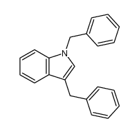 3-benzyl-1-benzyl-1H-indole结构式