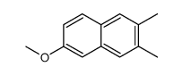 Naphthalene, 6-methoxy-2,3-dimethyl- (8CI,9CI) Structure