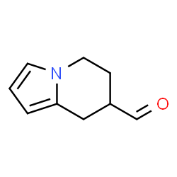 7-Indolizinecarboxaldehyde, 5,6,7,8-tetrahydro- (9CI) Structure