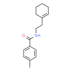 N-(2-(cyclohex-1-en-1-yl)ethyl)-4-methylbenzamide结构式