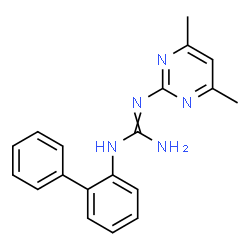 N-Biphenyl-2-yl-N'-(4,6-dimethylpyrimidin-2-yl)-guanidine图片