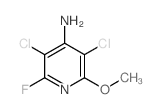 3,5-Dichloro-2-fluoro-6-methoxypyridin-4-amine structure