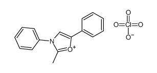 2-methyl-3,5-diphenyl-1,3-oxazol-3-ium,perchlorate Structure