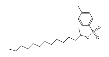 2-(toluene-4-sulfonyloxy)-tetradecane结构式