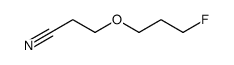 3-(3-fluoropropoxy)propanenitrile Structure