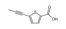 5-prop-1-ynyl-thiophene-2-carboxylic acid Structure