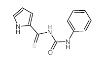 1H-Pyrrole-2-carbothioamide,N-[(phenylamino)carbonyl]-结构式