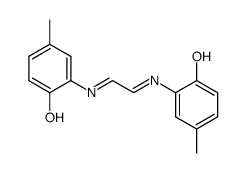 glyoxal-bis-(2-hydroxy-5-methyl-phenylimine)结构式