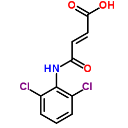 4-(2,6-dichloroanilino)-4-oxo-2-butenoic acid Structure