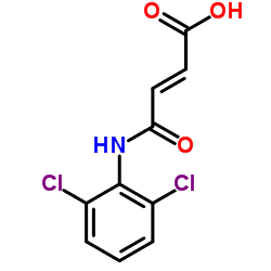 4-(2,6-dichloroanilino)-4-oxo-2-butenoic acid结构式