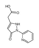 2-[5-氧代-1-(吡啶-2-基)-2,5-二氢-1h-吡唑-3-基]乙酸结构式