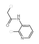 2-Chloro-N-(2-chloropyridin-3-yl)acetamide Structure