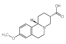 9-methoxy-2,3,4,6,7,11b-hexahydro-1H-benzo[a]quinolizine-3-carboxylic acid Structure