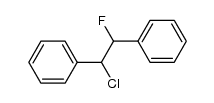 erythro-1-Chloro-2-fluoro-1,2-diphenylethane结构式