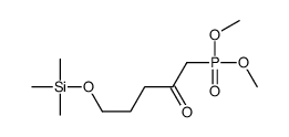 1-dimethoxyphosphoryl-5-trimethylsilyloxypentan-2-one结构式