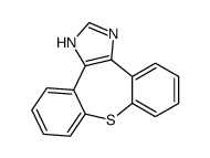 1H-dibenzo[2,3:6,7]thiepino[4,5-d]imidazole结构式