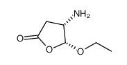 (4S. 5R)-4-Amino-5-ethoxy-dihydro-furan-2-one Structure