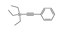 2-triethylsilyl-1-phenylacetylene Structure